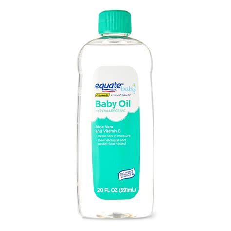 Equate Baby Oil with Aloe Vera and Vitamin E, 20 fl oz, Compare to