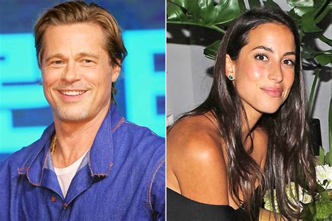 Brad Pitt e Inés de Ramón son captados en una actitud cariñosa durante ...
