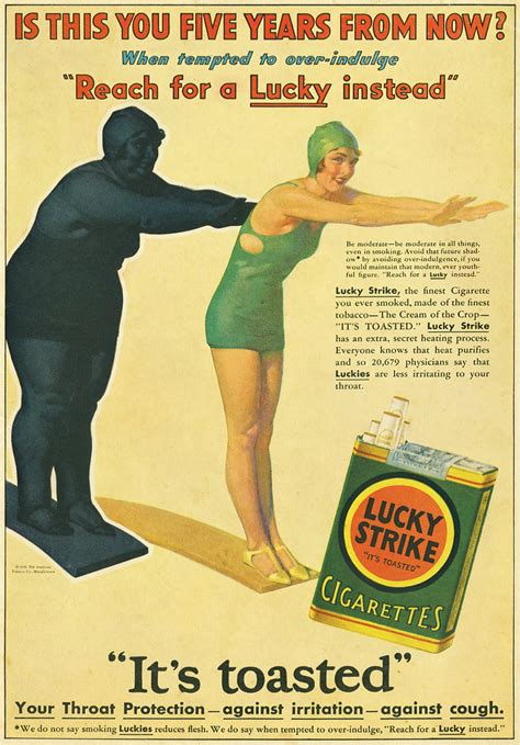 A Series of American Tobacco Company’s Bizarre Ads Promoting Lucky