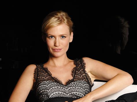 Download January Jones Black See Through Dress Wallpaper | Wallpapers.com