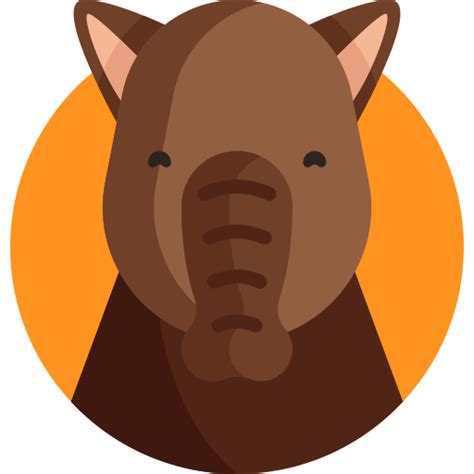 Tapir Detailed Flat Circular Flat icon