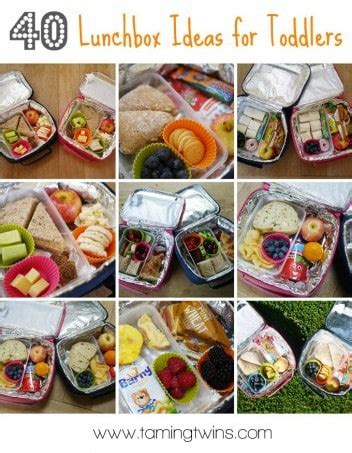 40 Lunchbox Ideas for Toddler Children - Inspiration for every day!