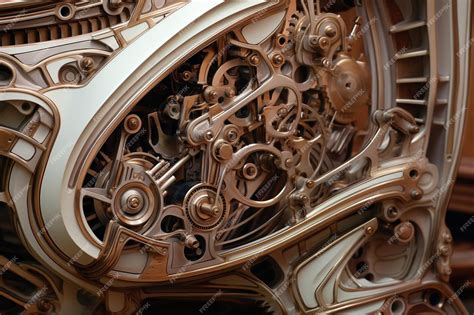 premium photo hyperdetailed wires  mechanical device