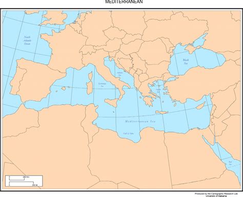 Maps Of Europe inside Mediterranean Map Printable | Printable Maps