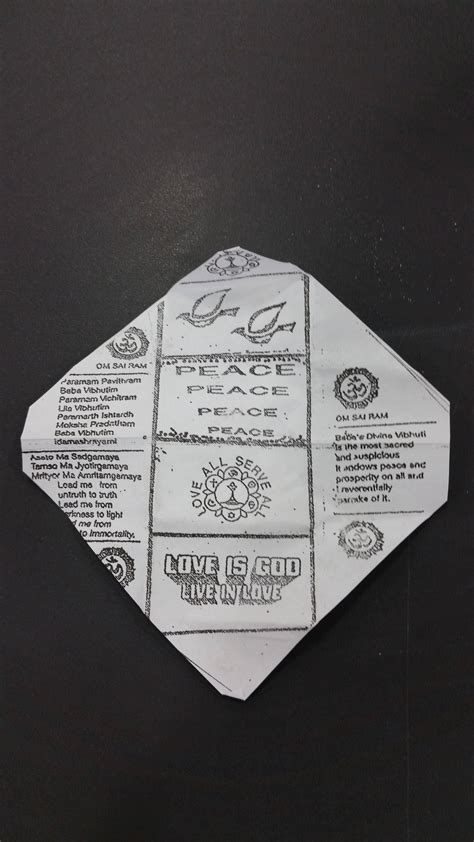 Tiny envelope full of mystery white powder with religious writing on it