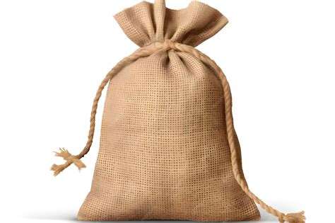 premium ai image burlap sack isolated  white background