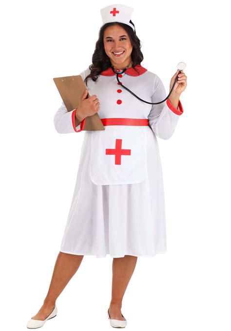 Women's Plus Size Classic Nurse Costume | Plus Size Costumes