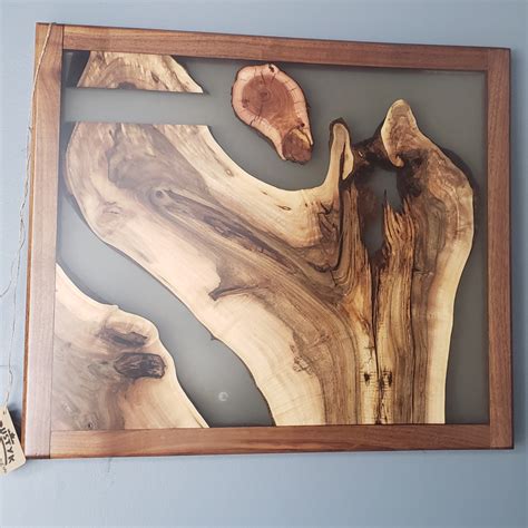 Framed Wood & Resin Wall Art - Rustyk Design Calgary | Rustic Furniture & Accessories, Custom ...