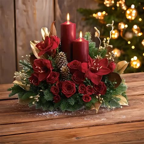 Golden Glow Centerpiece – Marigold Flowers
