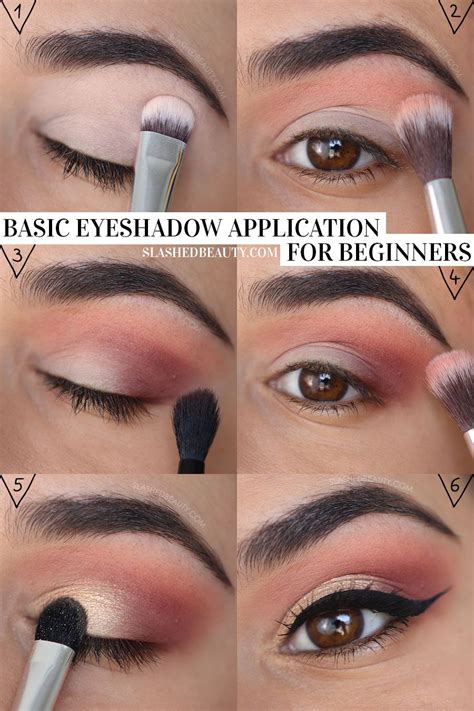 Easy Eyeshadow Tutorial for Beginners | Slashed Beauty | Eye makeup ...