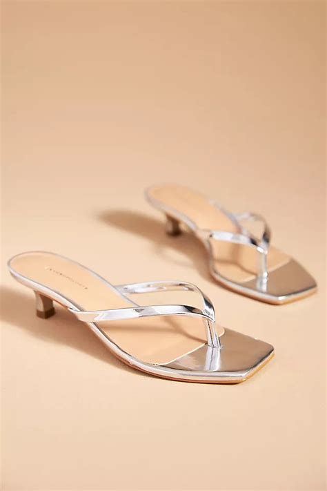 By Anthropologie Thong Kitten Heels | Anthropologie
