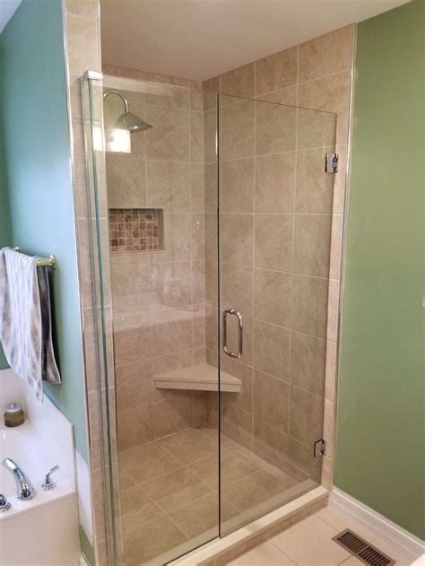 Updated tile shower with... - Stickler Construction LLC
