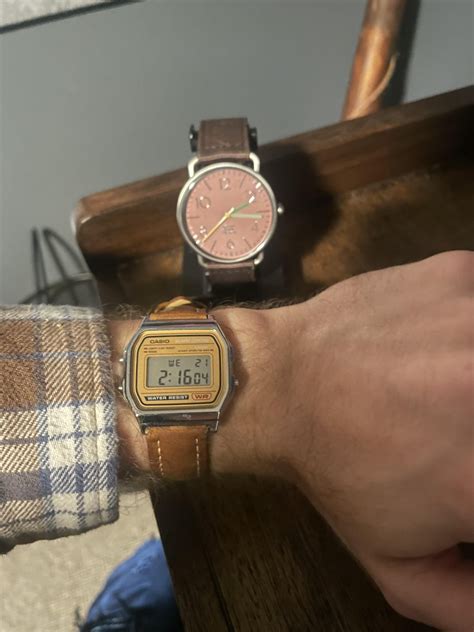 [Casio] leather strap + digital watch : r/Watches