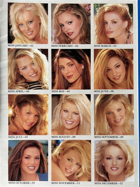 Vintage 1999 Playboy Playmate Review 12 individual models Pictorial