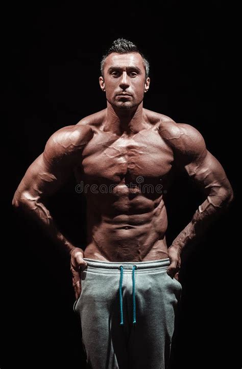 Very Muscular Handsome Athletic Man Stock Image - Image of muscular