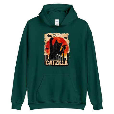 Catzilla Vintage Shirt – Monster Cat Meme Graphic Tee New Instock