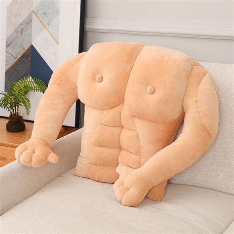 Muscle Man Plush Pillow - High Quality Custom Soft Stuff Toys Supplier