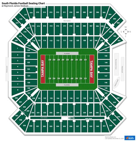Virtual views of Raymond James Stadium Tampa FL seating chart 8