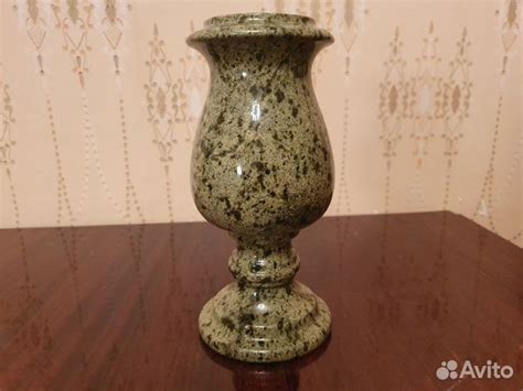 Ваза из натурального камня змеевик, высота 21 см купить в Ижевске ...
