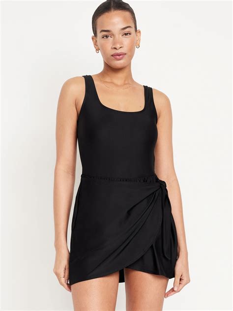 Side-Tie Swim Dress | Old Navy | Swim dress, Women swimsuits, Dress