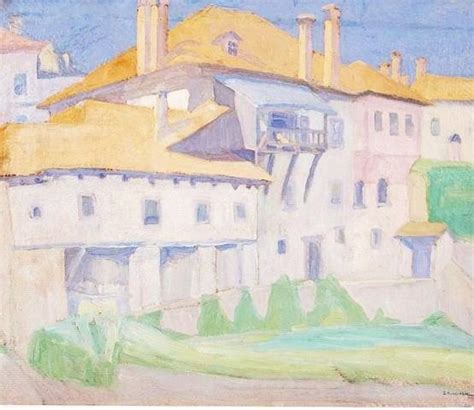 Spyros Papaloukas (Greek, 1892-1957) Monasteries, Mount Athos ...