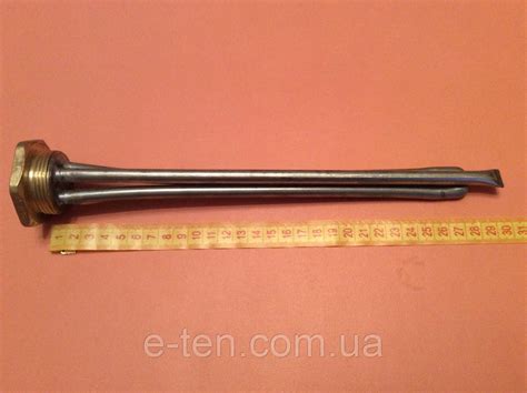 Тэн нержавейка для чугунной батареи 800 W на резьбе 1 1/4" (дюйм с ...