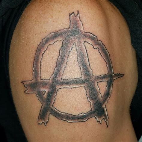 Tattoo uploaded by Sabrina Hixson • A little anarchy symbol today... # ...