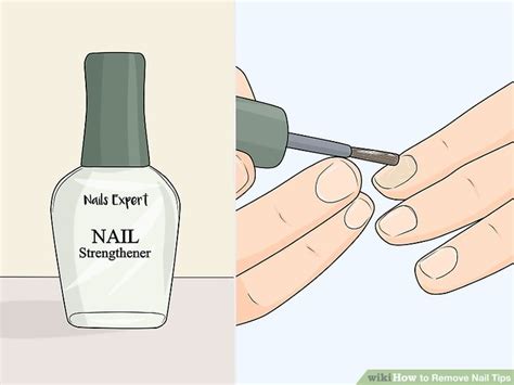 how to remove acrylic nail tips at home