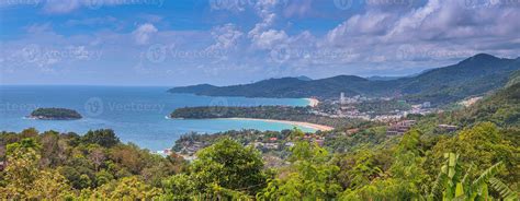 Panoramic view over Phuket beaches from Big Budda viewpoint 17515477