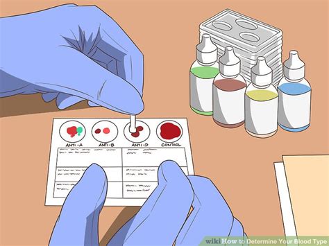 how to determine your blood type at home