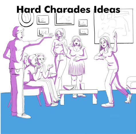 charades topic ideas word lists    play hobbylark