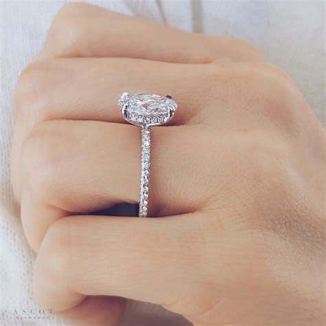 2 ct Oval Diamond Solitaire Engagement Ring – Ascot Diamonds