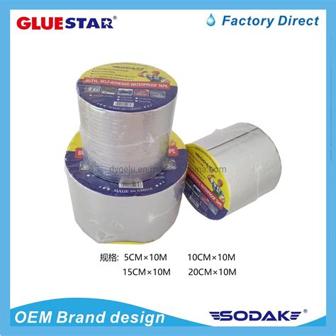 Sodak Waterproof Aluminum Foil Butyl Sealing Repair Tape Water Leak