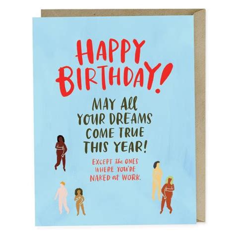Naked Day At Work Happy Birthday Card | Paper Tiger