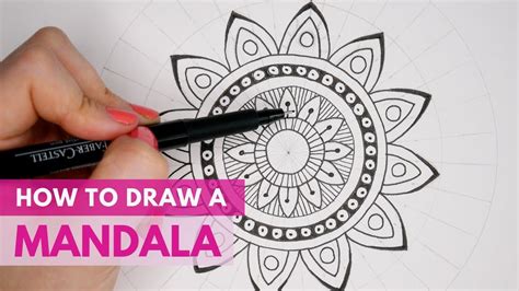 How to Draw a Mandala | Beginners Drawing Tutorial | Mandala Art - YouTube