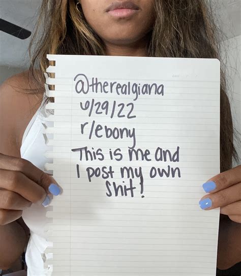 Verification Post : r/Ebony