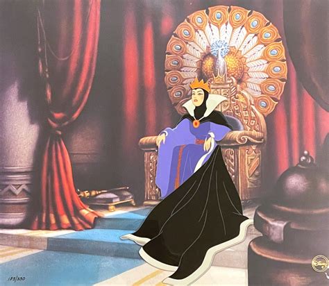 Original Walt Disney Limited Edition Cel "Wicked Queen" from Snow Whit