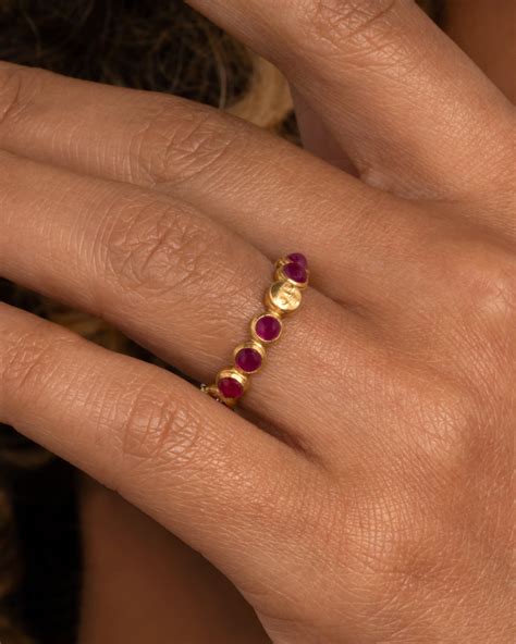 Anthony Lent Ruby Celestial Band – Love Adorned
