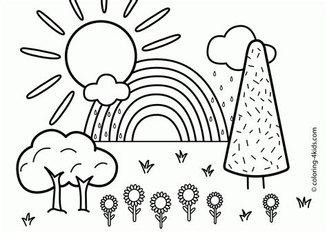 Fall Scenery Coloring Pages at GetDrawings | Free download