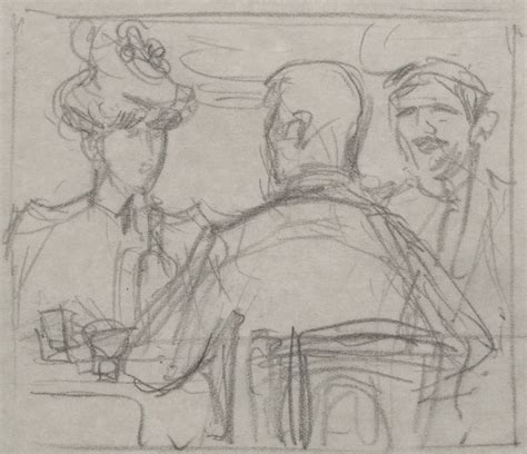 Cafe Scene, Paris by John Duncan Fergusson R.B.A. | Duncan R. Miller