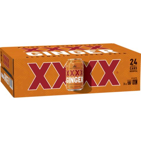 xxxx ginger beer ml pk sense  taste