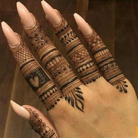 traditional henna hand tattoos mehendi designs finger mehandi