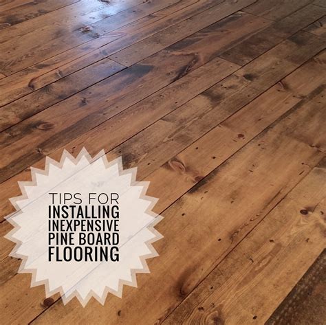 tongue and groove pine flooring