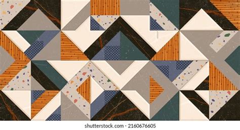 Color Full Wall Tiles Design Stock Illustration 2160676605 | Shutterstock