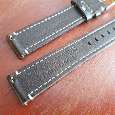 extra long leather  strap handmade quick release  colours
