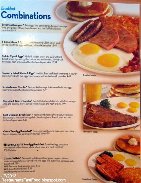 Ihop Restaurant Menu