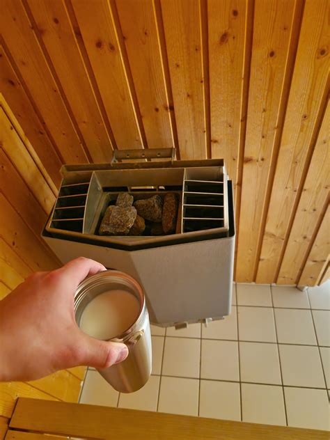 Anyone else drinking milk in the sauna? : r/Milk