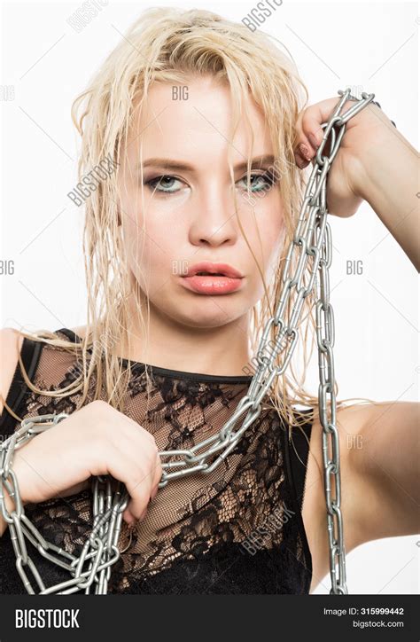 sexy blonde woman wet image photo  trial bigstock