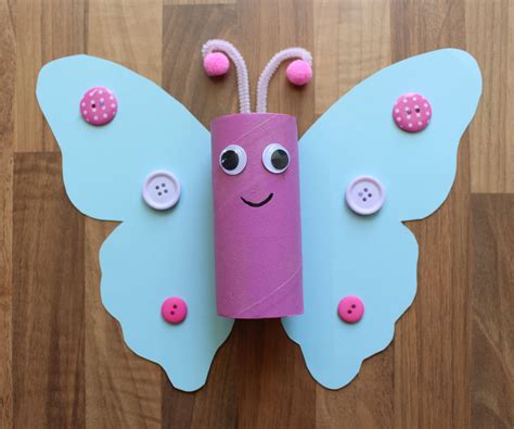 Toilet Paper Roll Butterfly Template - Desdee lin