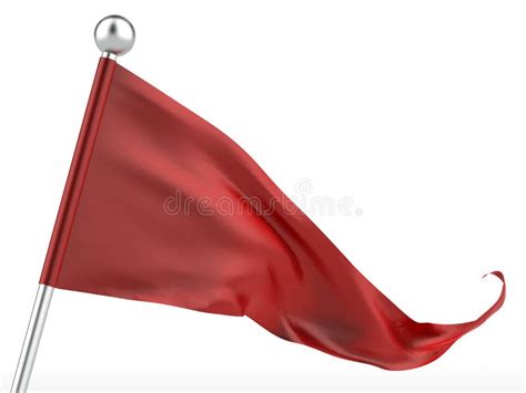 Bandiera rossa illustrazione di stock. Illustrazione di cerimonia ...